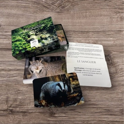 Oracles des Animaux Sacrés - 54 Cartes Oracle Fabriquées au Québec